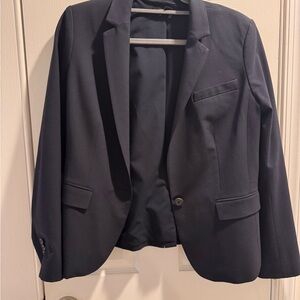 Ann Taylor Navy Blue Blazer Size 8